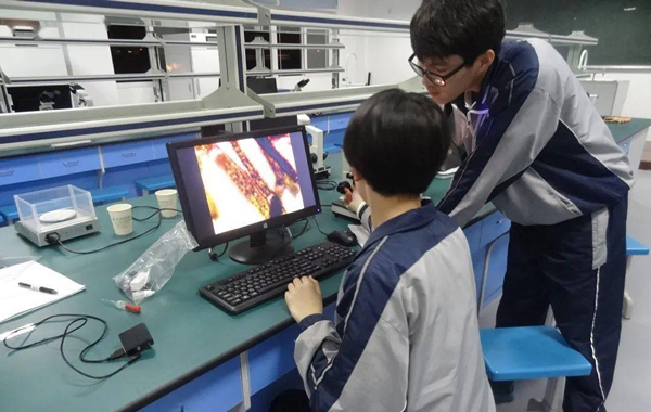 温州市瓯海区中学生物教室配置VDUPF超纯水机 添彩瓯创空间！